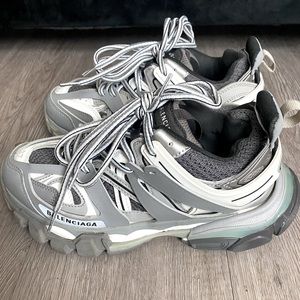Gray Balenciaga Track Runners